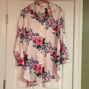 Silk Floral Victoria Secret Nightgown